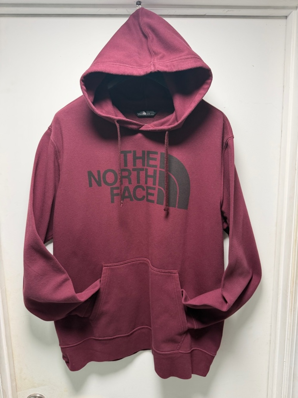 The North Face Men's Maroon Logo Pullover Hoodie